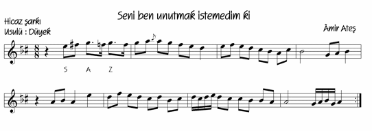 Ney dersleri 13 , Türk Müziğinde Bugüne Kadar Kullanylan Usûller
